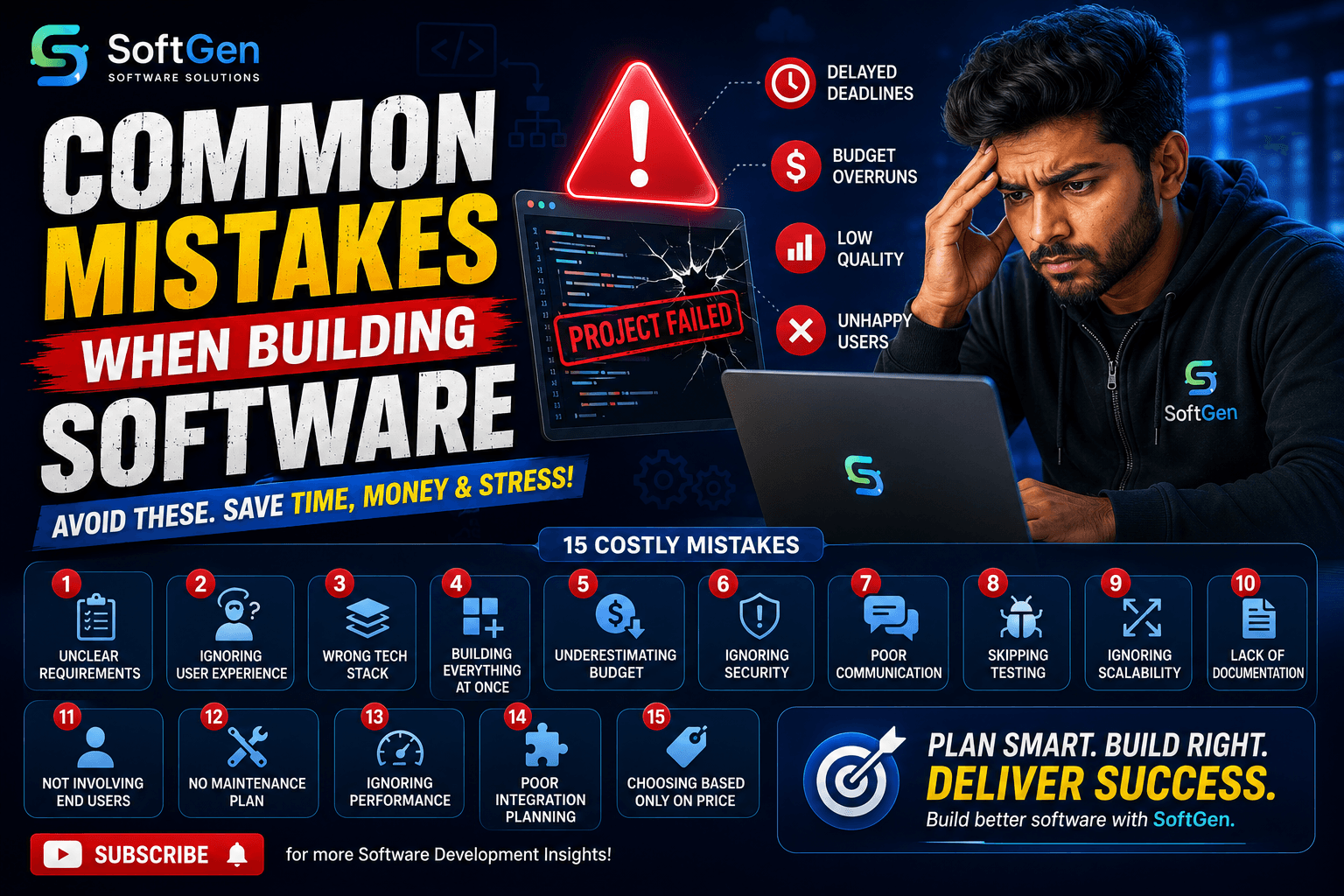 Common Mistakes When Building Software: 15 Costly Errors to Avoid