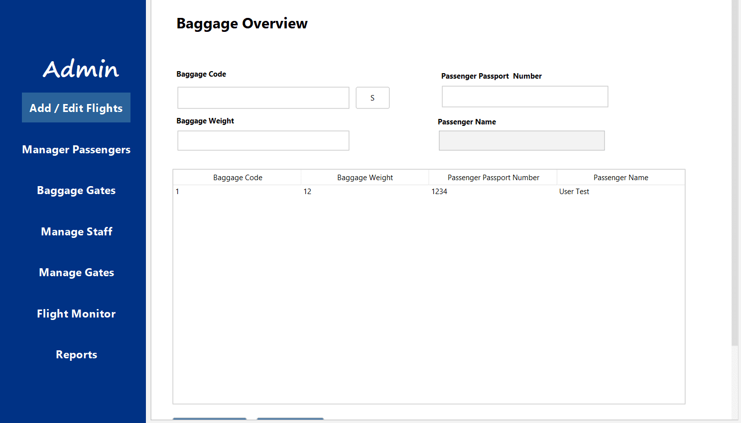 Real-time flight monitoring dashboard