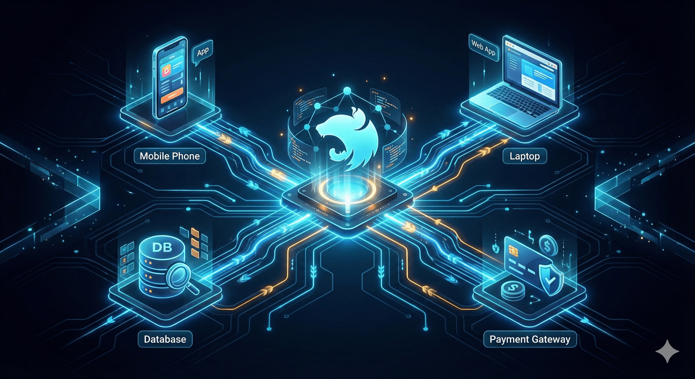 API architecture diagram