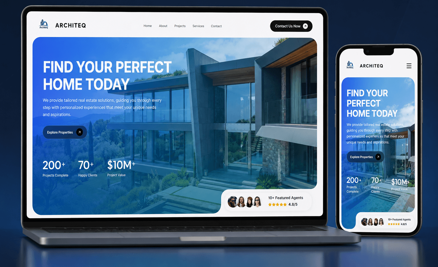 Architeq β Premium Architecture & Interior Design Portfolio