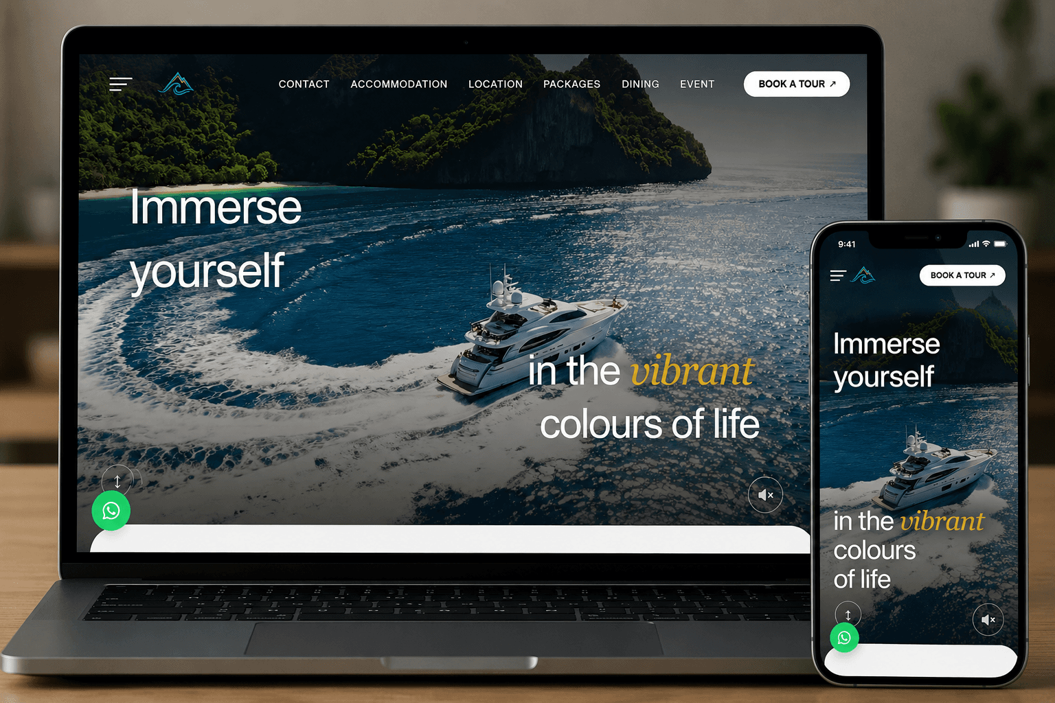 Sanctuary Haven β Luxury Resort & Yacht Experience Portal