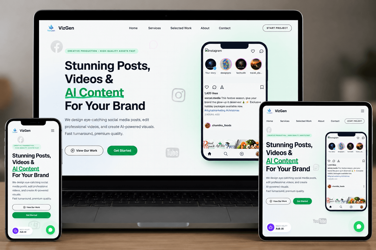 VizGen β Social Media Marketing Agency Platform