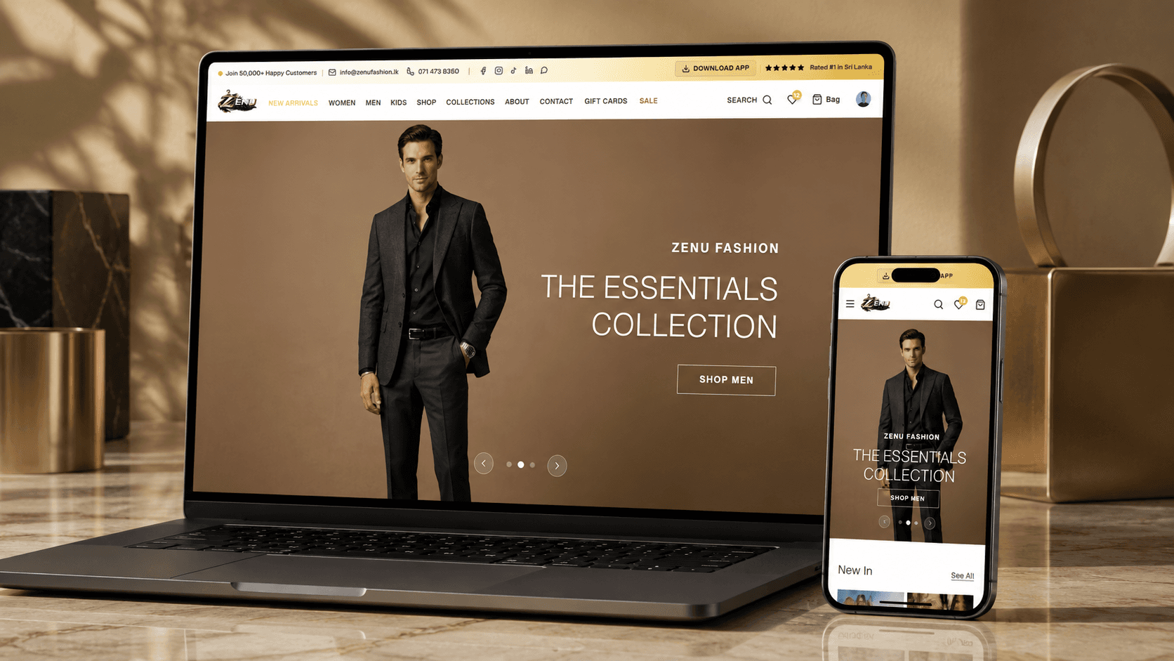 Zenu Fashion – Premium Apparel Platform & ERP